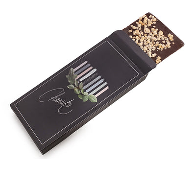 Chanukah Chocolate Card - Foliage