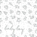 Baby icons gray