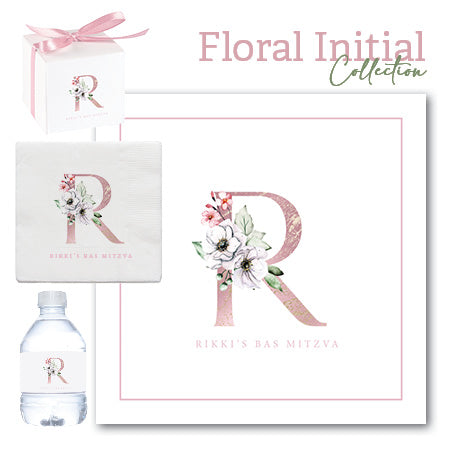 Floral Initial Placemat – Label It Labels.
