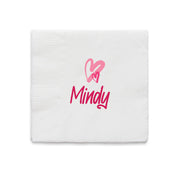 Heart Scribbles Napkin