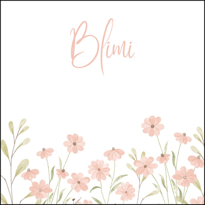 Pink Floral Placemat