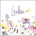 Purple Floral Placemat