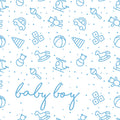Baby icons blue