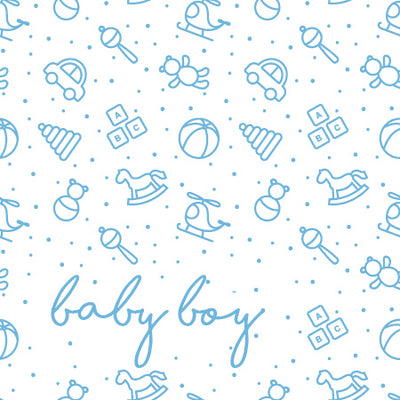 Baby icons blue