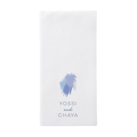 Abstract Blue Napkin