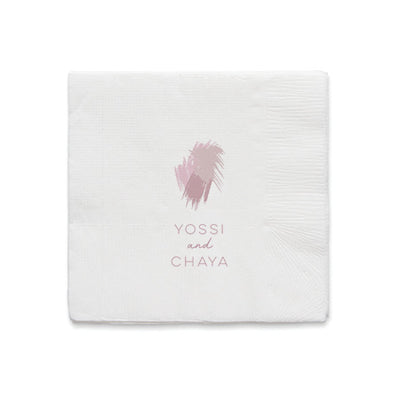 Abstract Pink Napkin