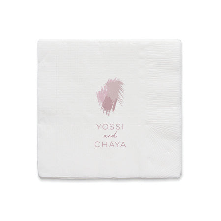 Abstract Pink Napkin