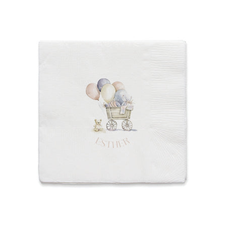 Bassinet Girl Cocktail Napkin