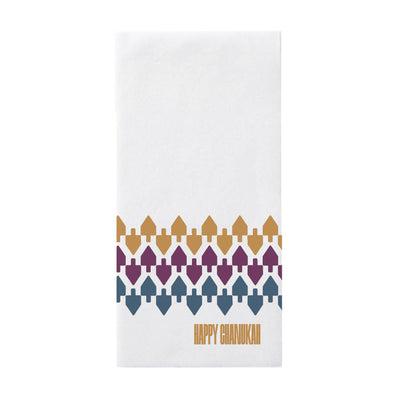 Dreidel Pattern Chanukah Napkin (Package of 12)