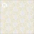 Geometric Monogram Placemat