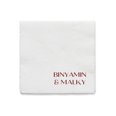 Granite Burgundy Napkin