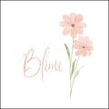 Bas Mitzvah Pink Floral Label