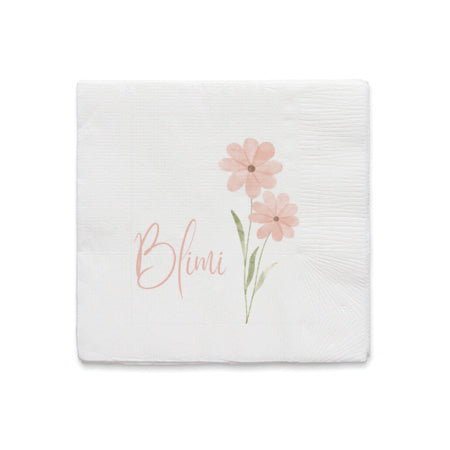 Pink Floral Napkin