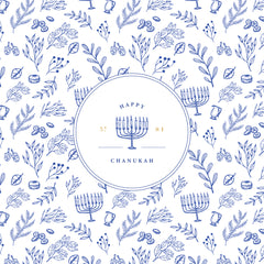 Toile Chanukah Placemat (set of 4)