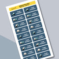 Medium Name Labels Prints