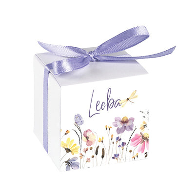 Purple Floral Party Favor