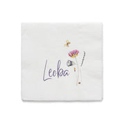 Purple Floral Napkin