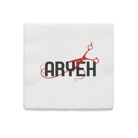 Upsherin Scissors Napkin