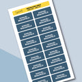 Medium Name Labels Solids