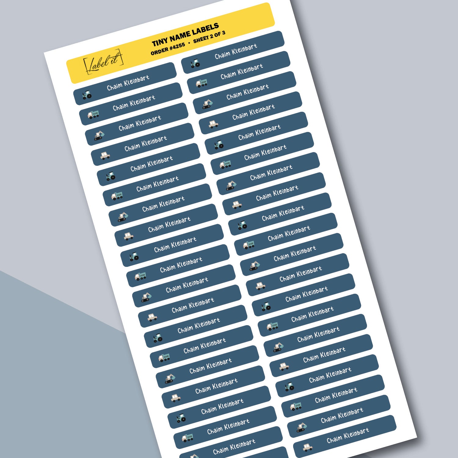 Tiny Name Labels Prints – Label It Labels.