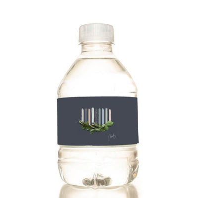 Foliage Chanukah Water Bottle (set of 6)