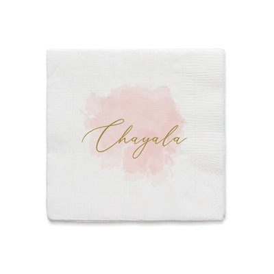 Watercolor Splash Napkin