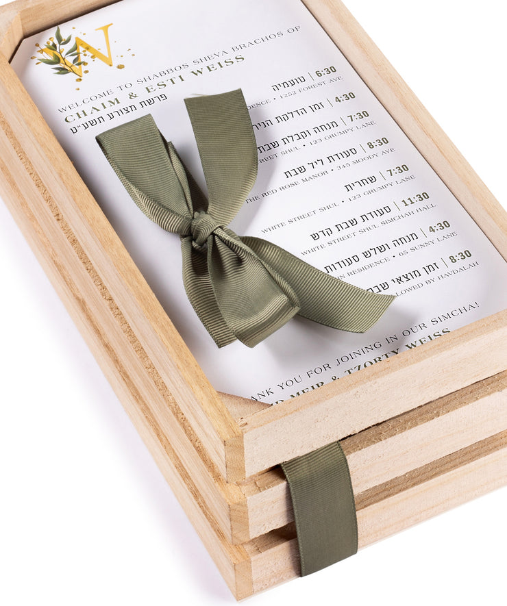 Rustic off-center Itinerary
